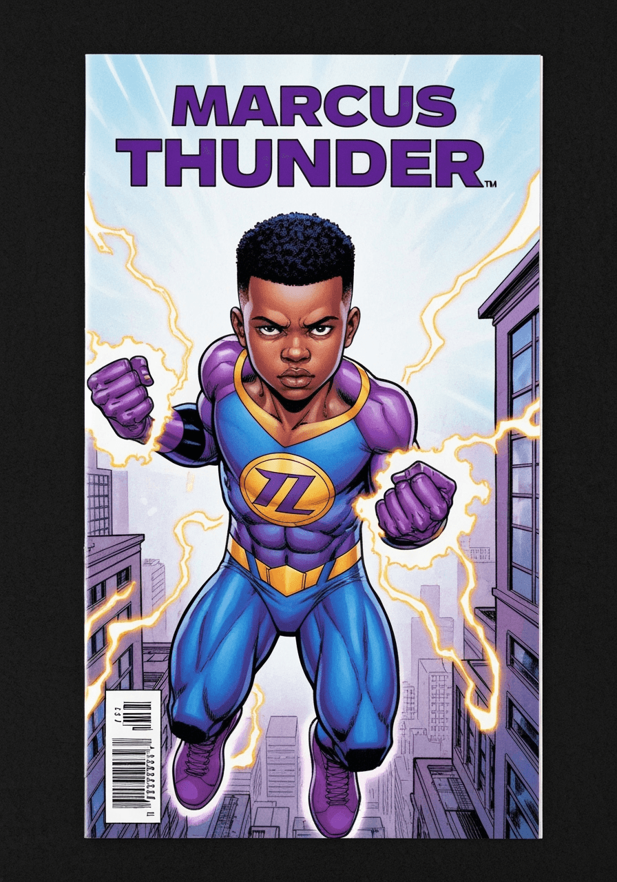Marcus Thunder comic book